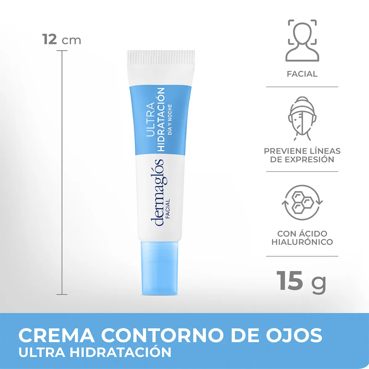 Dermaglós Ultra Hidratación Crema Gel Contorno De Ojos