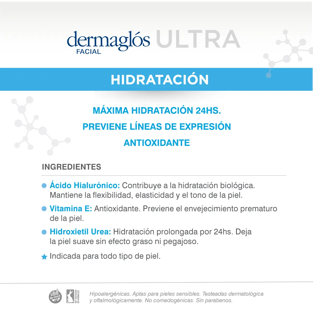 Dermaglós Ultra Hidratación Crema Gel Contorno De Ojos