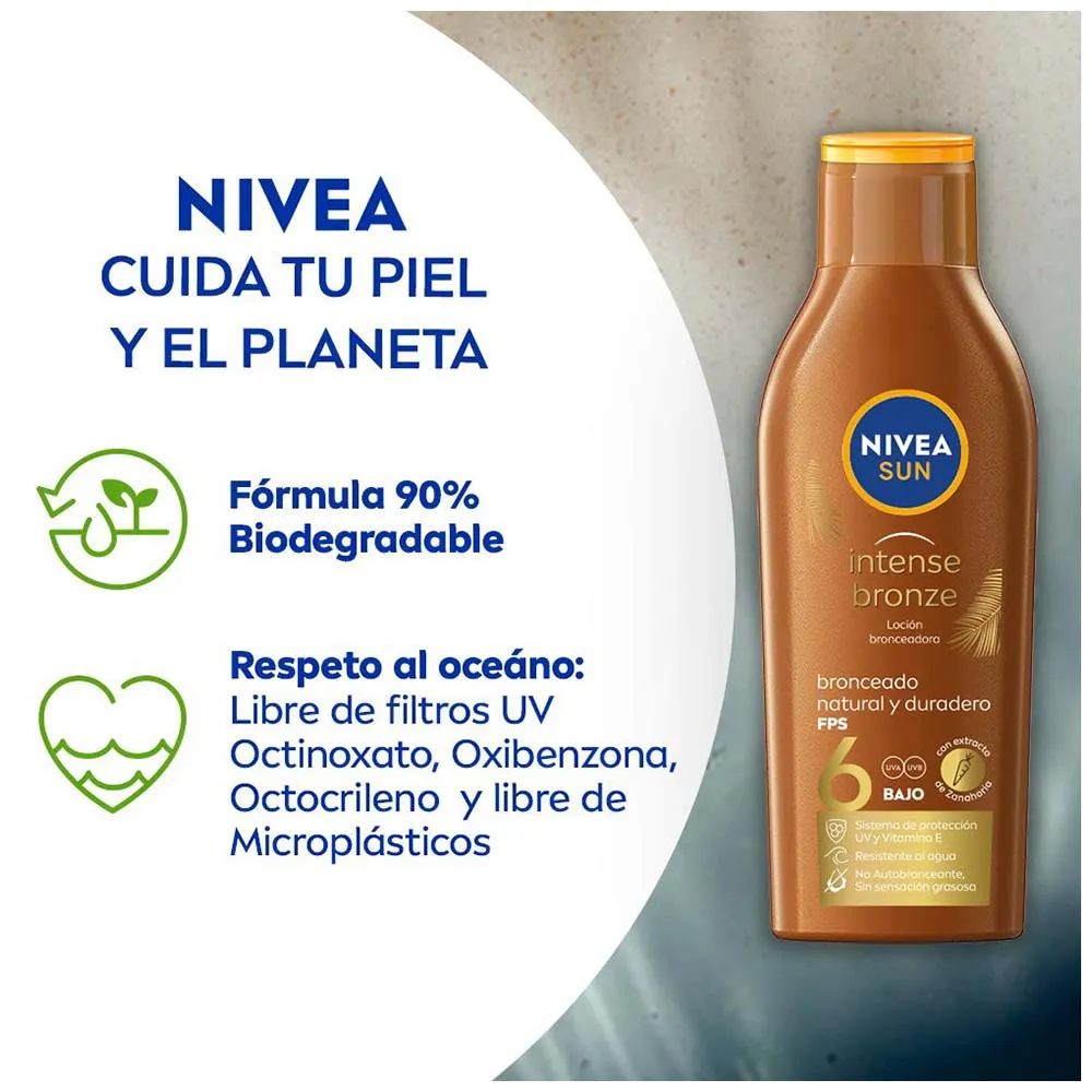 Nivea Sun Intense Bronze Bronceador Solar Fps 6