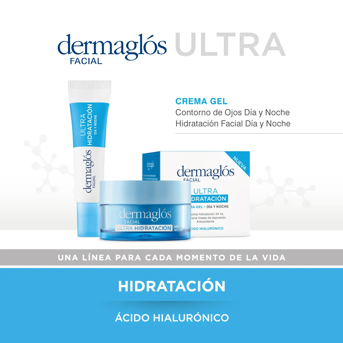 Dermaglós Ultra Hidratación Crema Gel Contorno De Ojos
