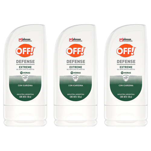 Pack 3 Off! Defense Extreme Gel Repelente