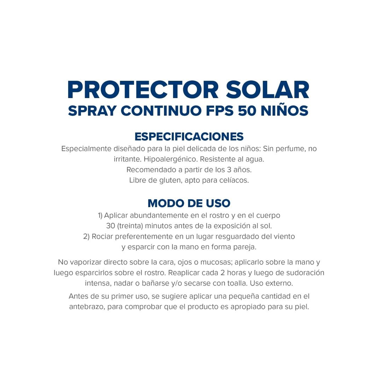 Pack 2 Dermaglós Protector Solar Fps50 Niños Spray