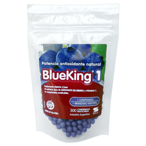 Blueking 1 Arándano X 300 Comprimidos Masticables