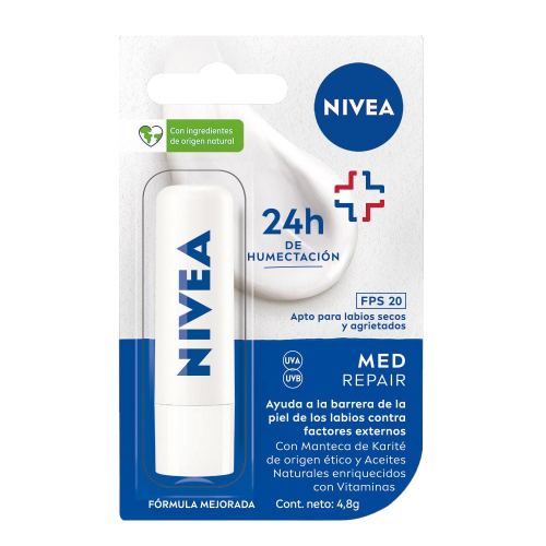 Nivea Protector Labial Humectante Med Repair Fps 20
