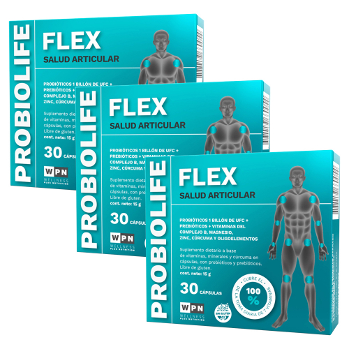 Pack 3 Wpn Probiolife Flex X 30 Cápsulas