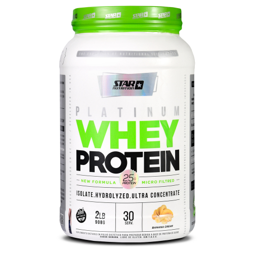 Star Nutrition Platinum Whey Protein Proteína Concentrada Pote X 908 Gramos