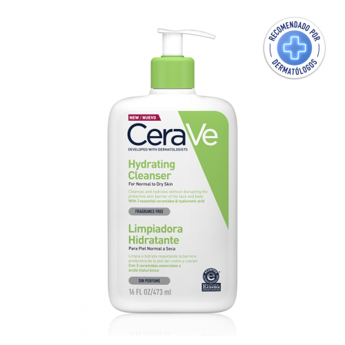 Cerave Hydrating Cleanser Gel Limpiador Facial X 473ml