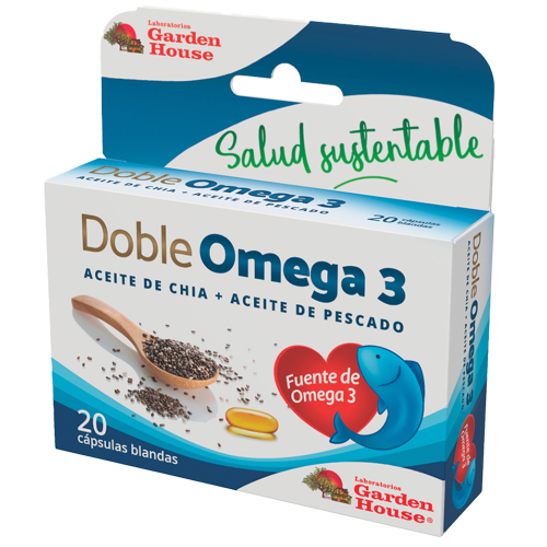 Garden House Doble Omega 3 X 20 Comprimidos