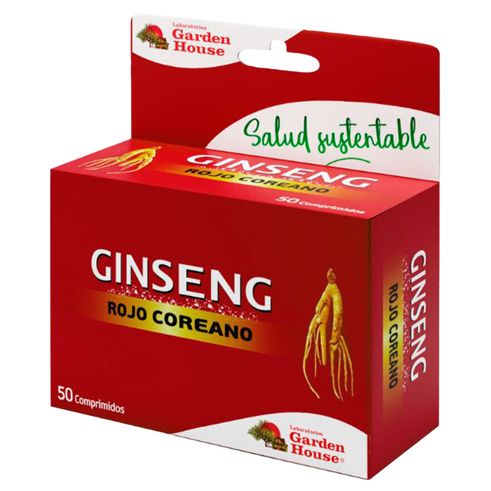 Garden House Ginseng Rojo Coreano X 50 Comprimidos