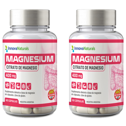 Pack 2 Innovanaturals Magnesium Citrato De Magnesio