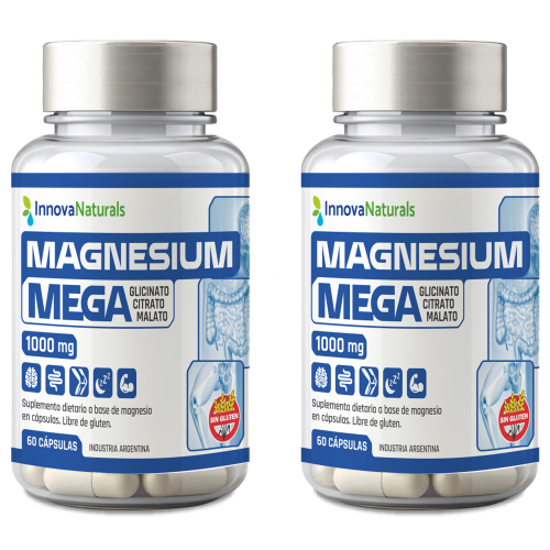 Pack 2 Innovanaturals Magnesium Mega