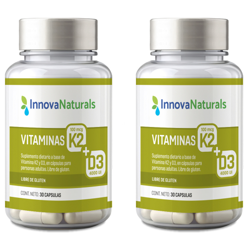 Pack 2 Innovanaturals Vitamina K2 + D3