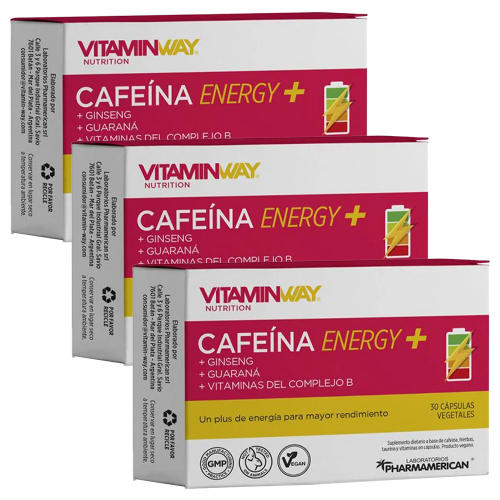 Pack 3 Vitamin Way Cafeina Energy +