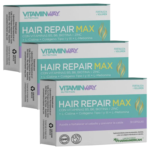 Pack 3 Vitamin Way Hair Repair Max