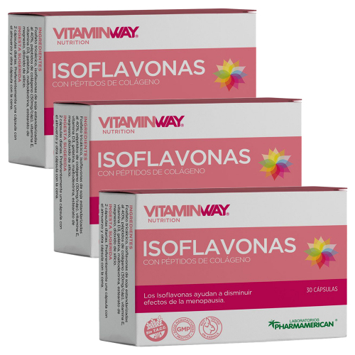 Pack 3 Vitamin Way Isoflavonas Cápsulas