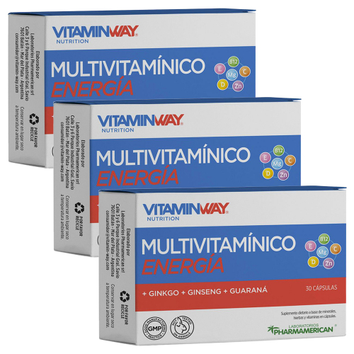 Pack 3 Vitamin Way Multivitamí­nico Energía