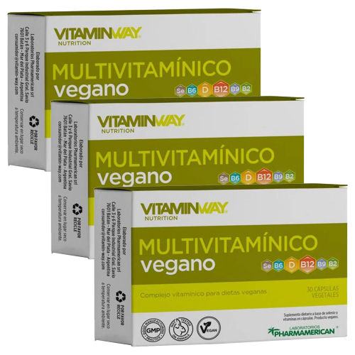 Pack 3 Vitamin Way Multivitamínico Vegano
