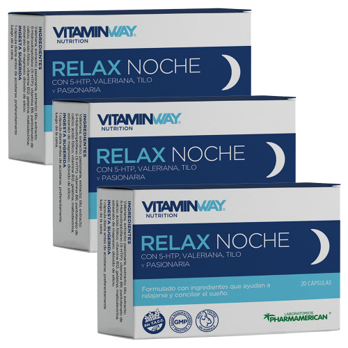 Pack 3 Vitamin Way Relax Noche Cápsulas