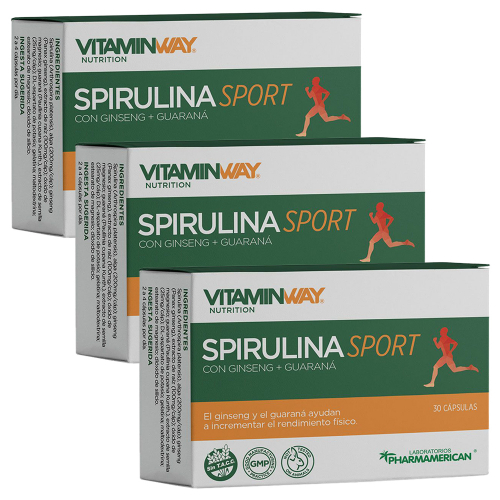 Pack 3 Vitamin Way Spirulina Sport Cápsulas