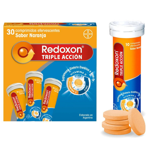 Redoxon Triple Acción X 30 Comprimidos Efervescentes