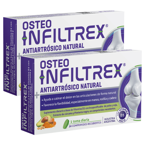 Pack 2 Infiltrex Osteo Antiartrósico Natural Comprimidos