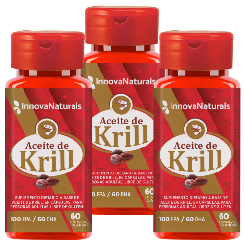 Pack 3 Innovanaturals Aceite De Krill