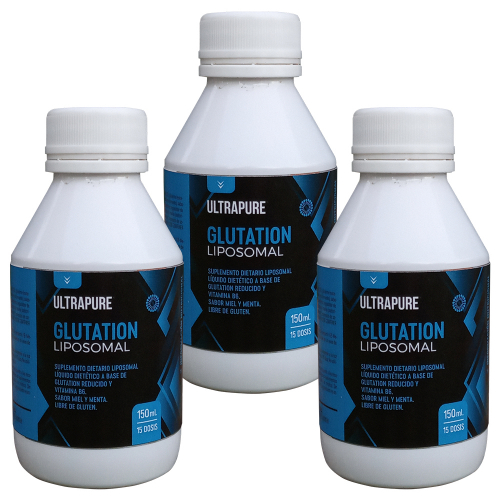 Pack 3 Ultrapure Glutation Liposomal Bebible