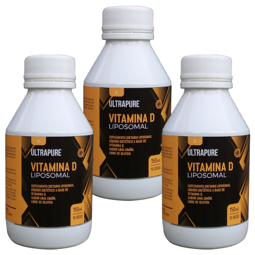 Pack 3 Ultrapure Vitamina D Liposomal Bebible