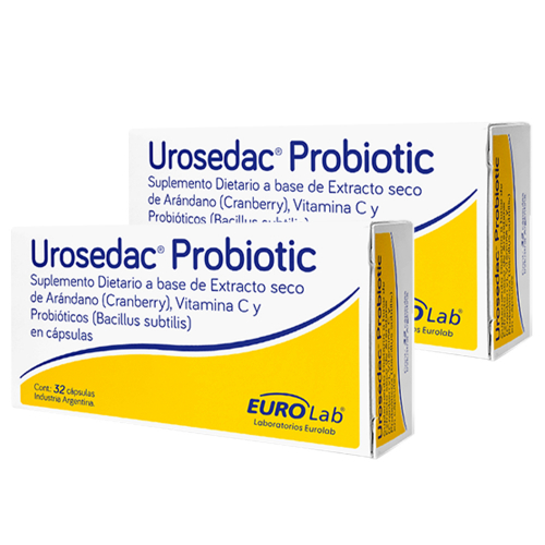 Pack 2 Eurolab Urosedac Probiotic Suplemento Dietario
