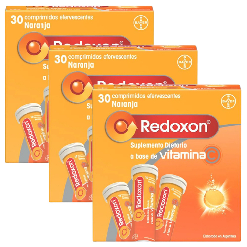 Pack 3 Redoxon Vitamina C X 30 Comprimidos