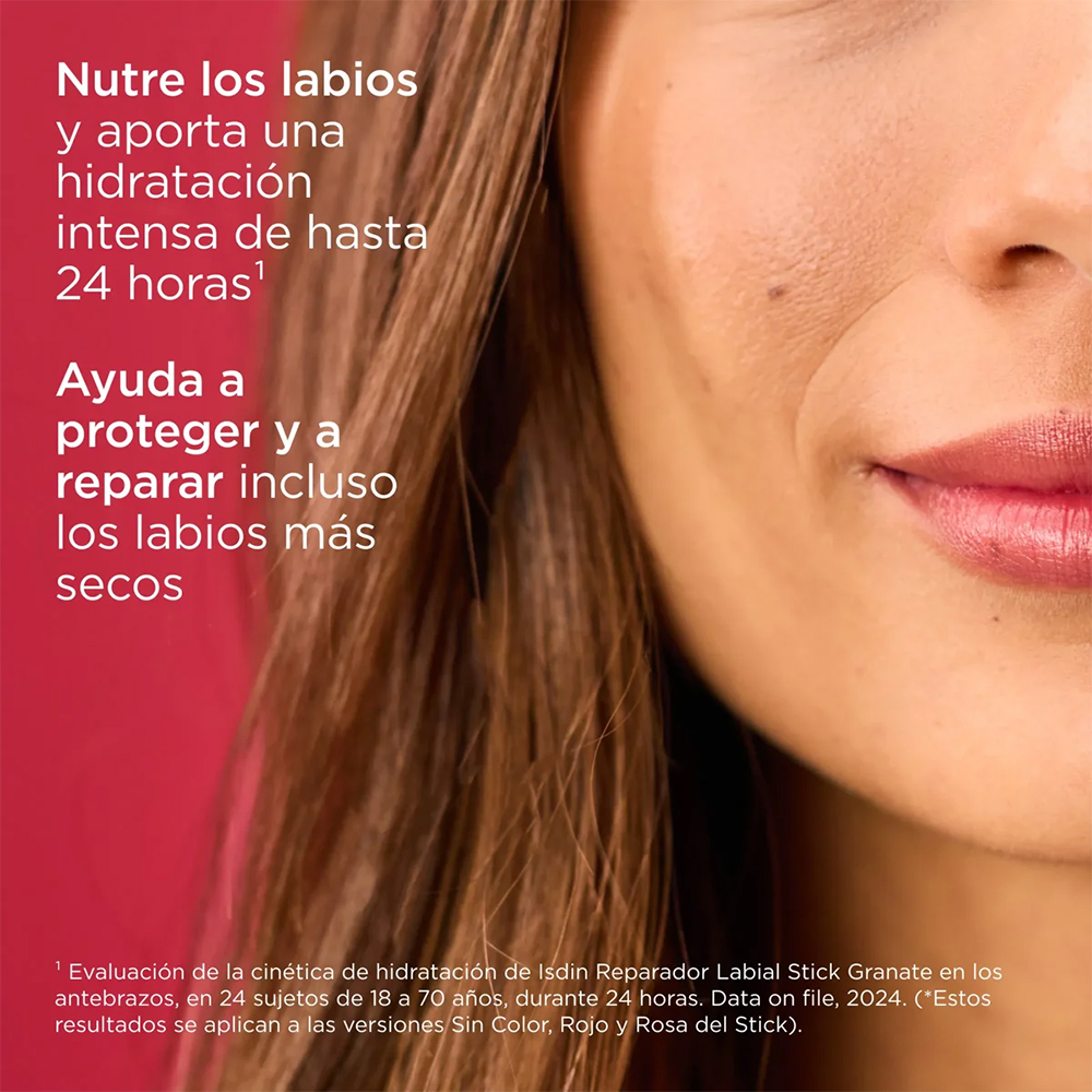 Isdin Reparador Labial Stick Con ácido Hialurónico Rojo
