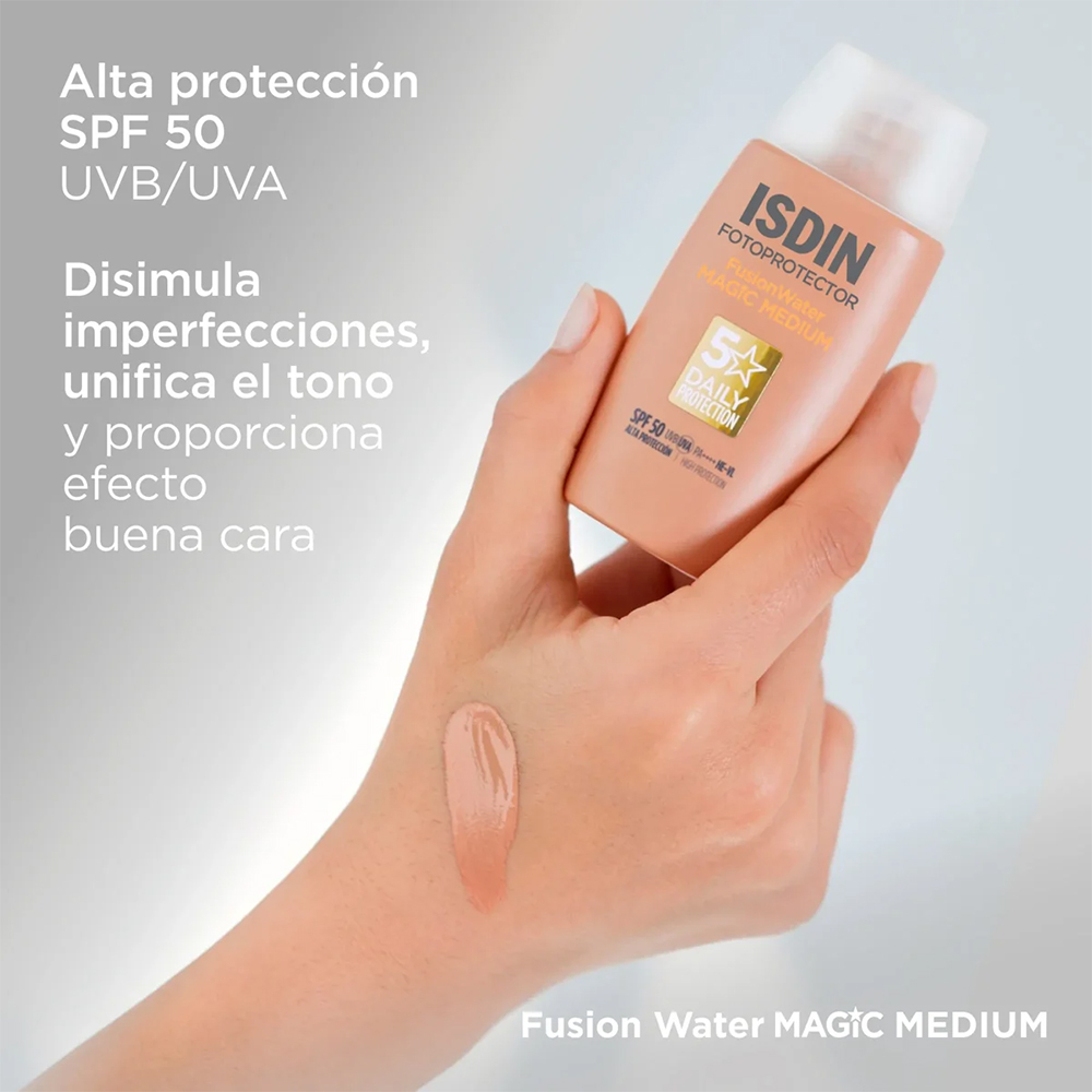 Fotoprotector Isdin Spf50 Fusion Water Color 5 Stars