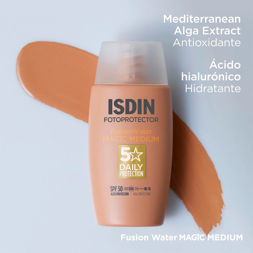 Fotoprotector Isdin Spf50 Fusion Water Color 5 Stars