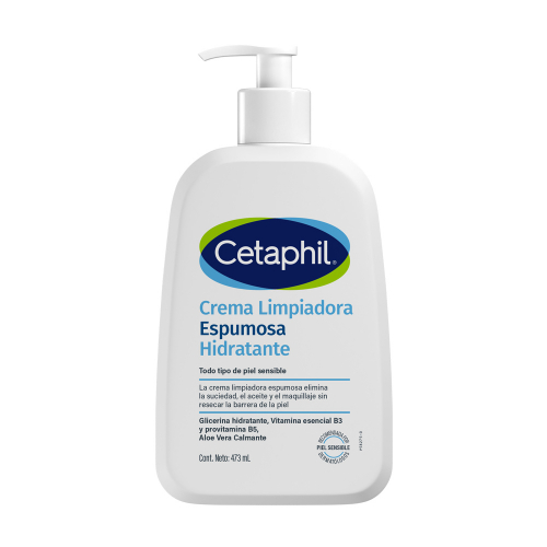 Cetaphil Crema Limpiadora Espumosa Hidratante Facial