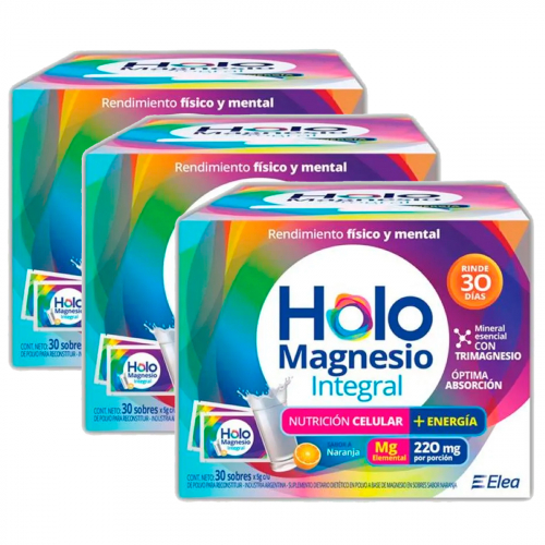 Pack 3 Holomagnesio Integral En Sobres