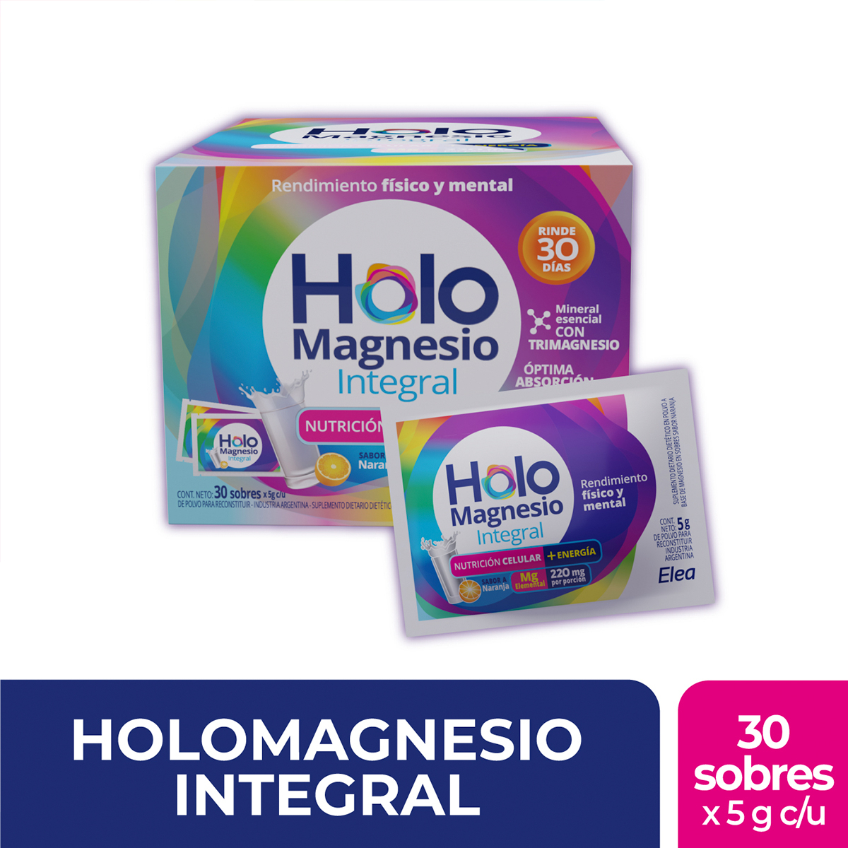 Pack 2 Holomagnesio Integral En Sobres