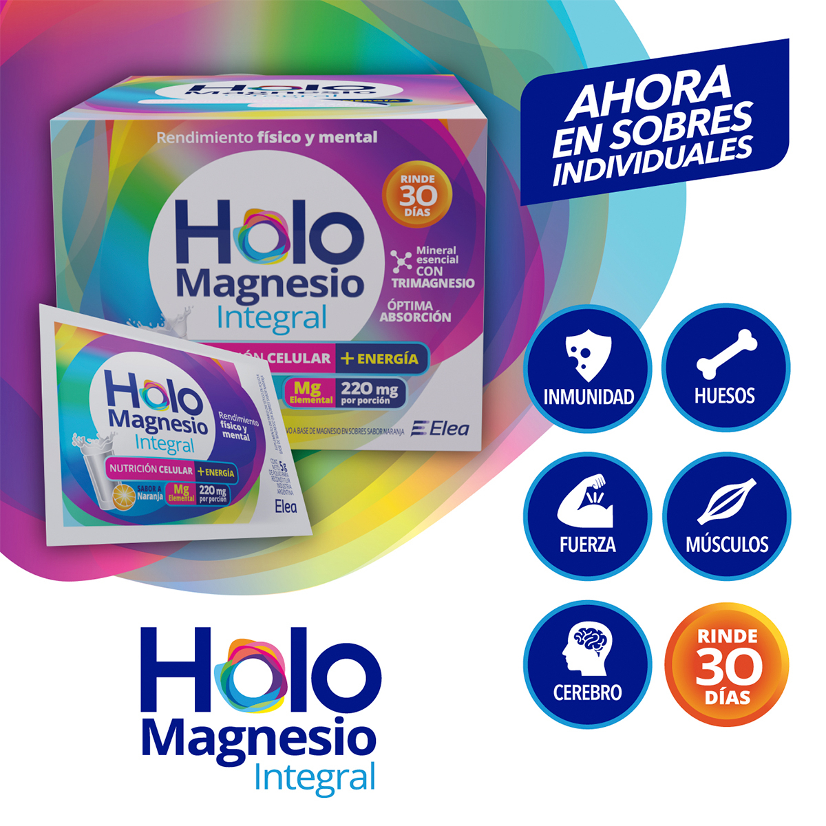 Pack 2 Holomagnesio Integral En Sobres