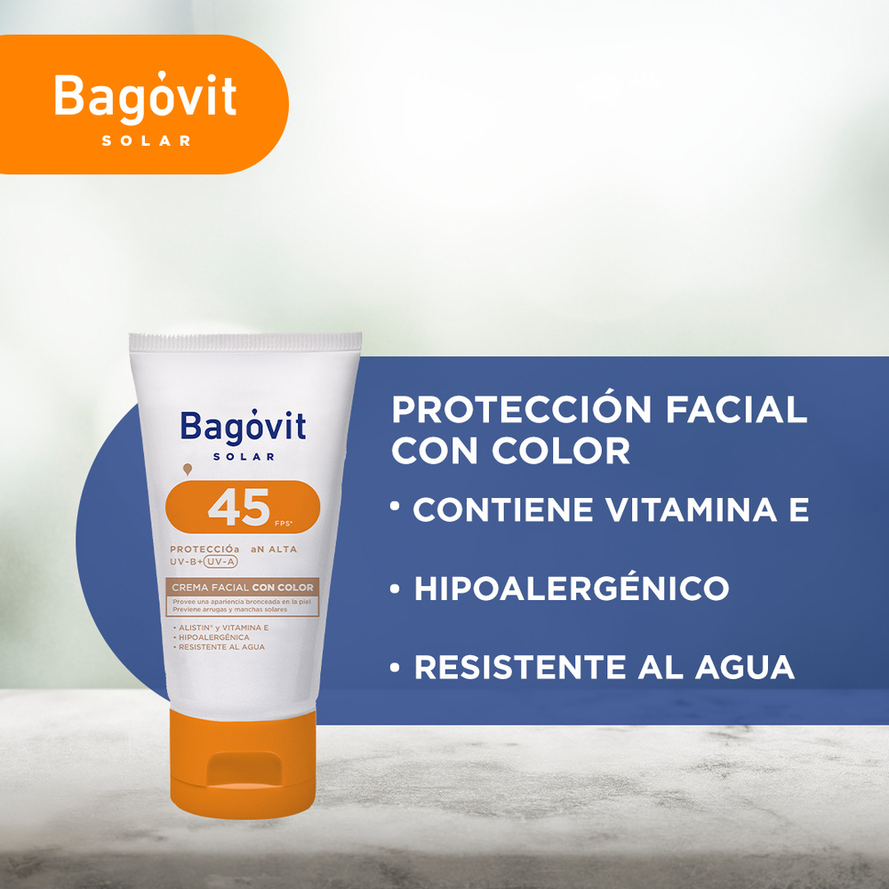 Bagóvit Solar Combo Crema Facial Fps45 + Emulsión Fps 50