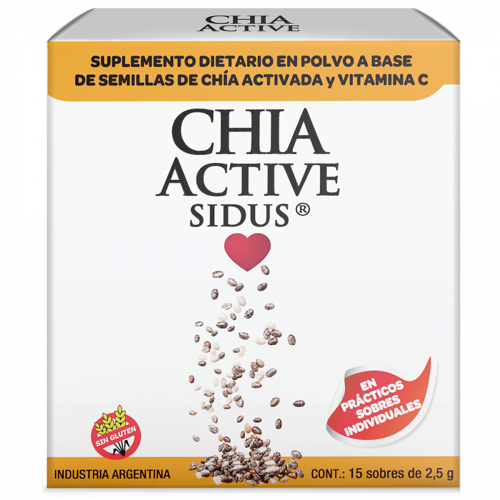 Chia Active Omega 3 + Vitamina C En Polvo