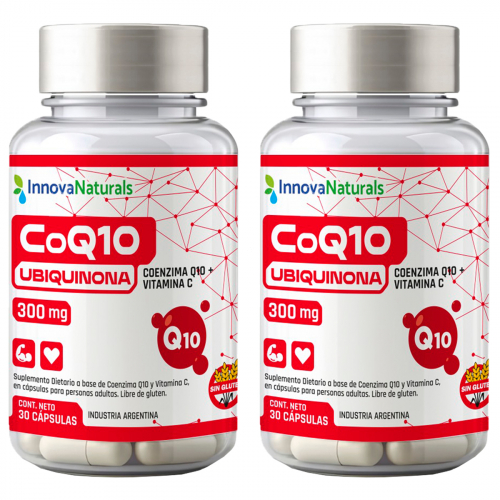 Pack 2 Innovanaturals Coenzima Q10 + Vit C