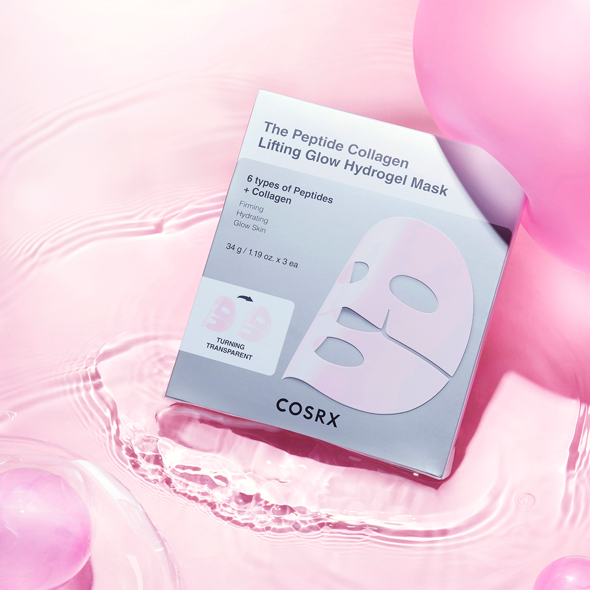 Cosrx The Peptide Collagen Lifting Glow Hydrogel Mask