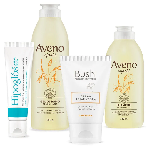 Combo Crema Bushi + Crema Hipoglós + Limpieza