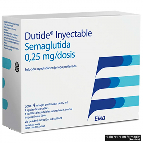 Dutide Inyectable Semanal X 0,25mg