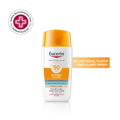 Eucerin Hydro Fluid Facial Fps50+ Protector Solar Color