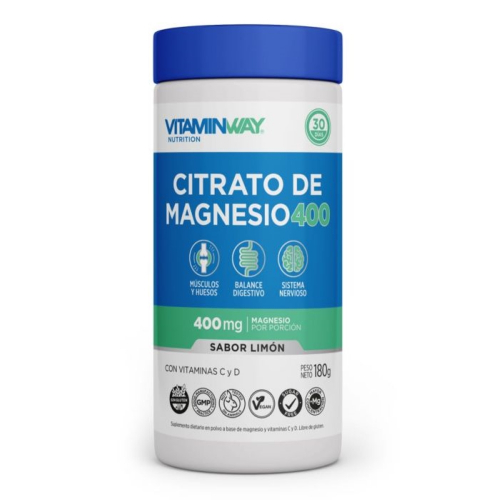 Vitamin Way Citrato De Magnesio 400 Polvo