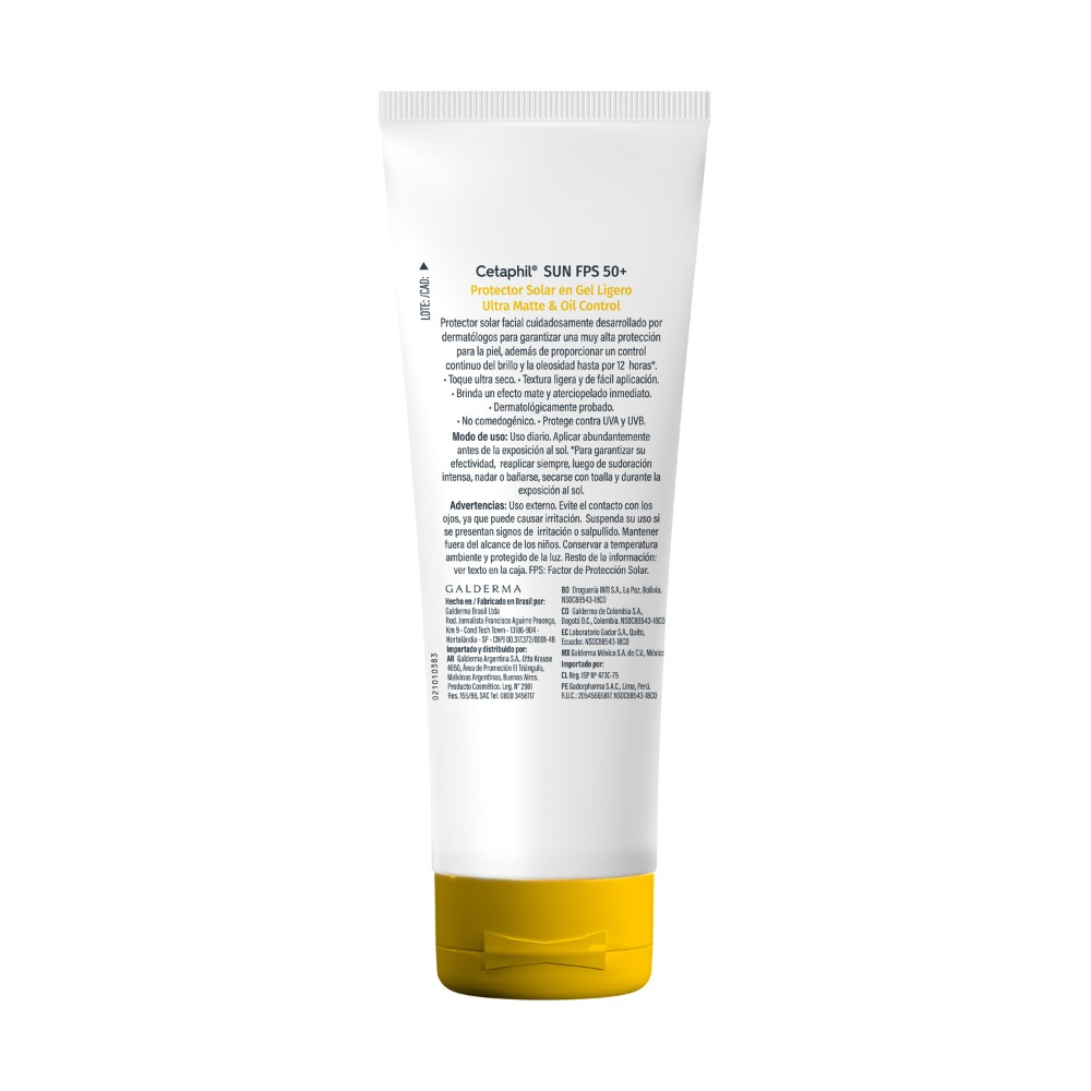 Cetaphil Sun Oil Control Gel Fps50 Sin Color