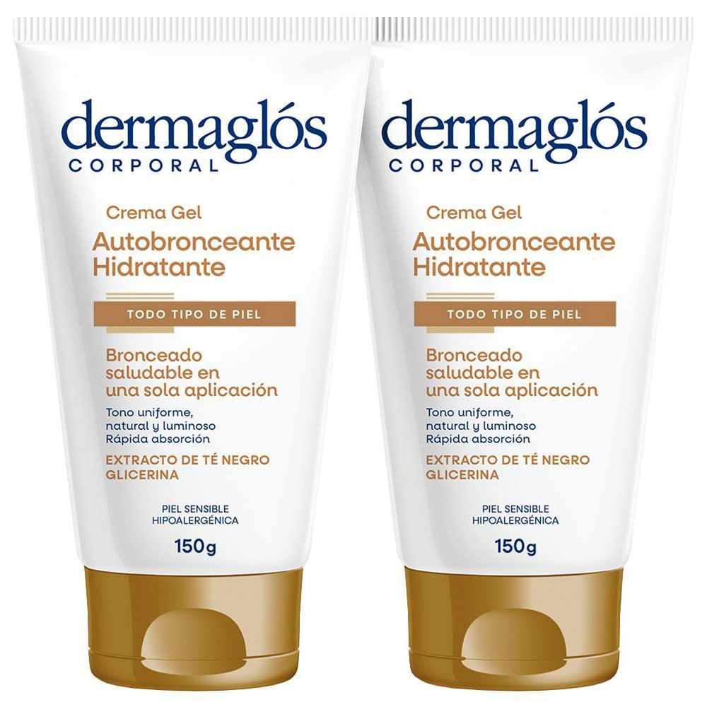 Pack 2 Dermaglós Corporal Autobronceante