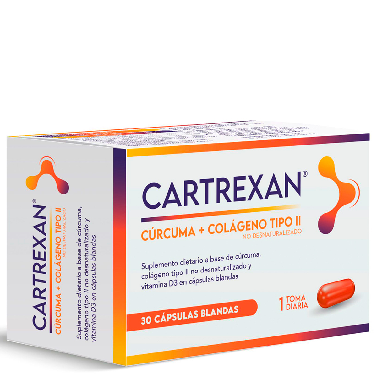 Pack 3 Cartrexan Cúrcuma + Colágeno Tipo Ii
