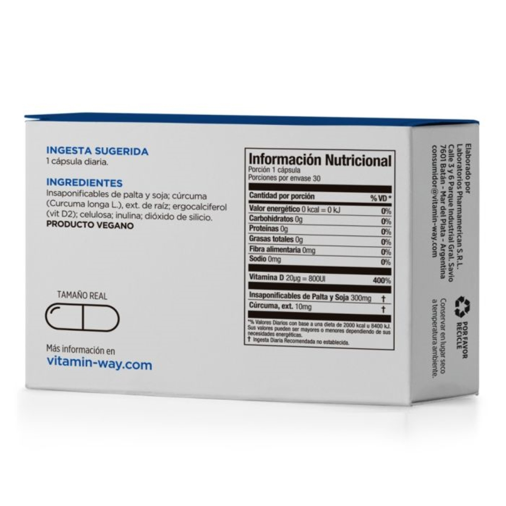 Pack 3 Vitamin Way Insaponificables De Soja Y Palta