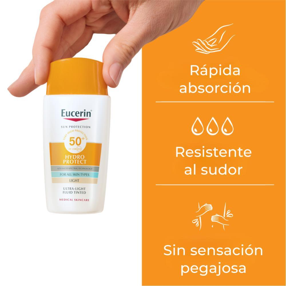 Eucerin Hydro Fluid Facial Fps50+ Protector Solar Color